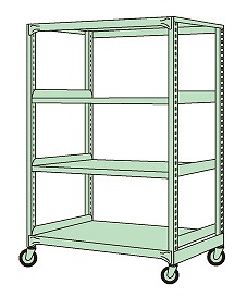 【尖んがり10倍】【直送品】 サカエ 中量キャスター仕合わせMKG型(ウレタン車・4輪自在印字機) MKG-8754U (184335) 【特大・貨物輸送別】