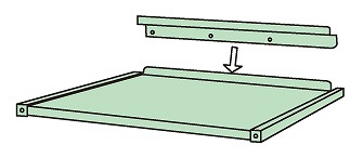 【ポイント5倍】【直送品】 サカエ 中量スライドラック オプション背面ストッパー MSR-12HS (186423) 【特大・送料別】
