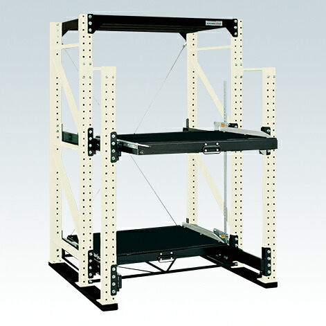 【直送品】 サカエ スライドラック フルストロークタイプ(2000kg・単体) SDR-23FTW (188094) 【特大・送料別】｜道具屋さん店