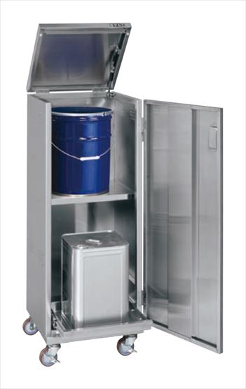 【尖んがり5倍】【直送品】 サカエ 一斗缶蔵置き庫(ステンレス鋼手合い・移し替える式) SU4-ITKER (083177) 【大型】