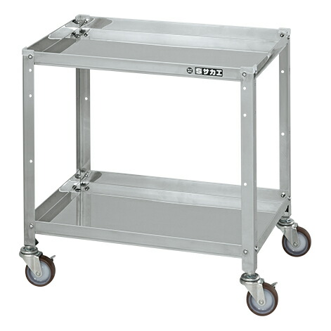 【直送品】 サカエ ステンレススペシャルワゴン(移し替える式)SUS430 SR4-6462NU (084304) 【大型】