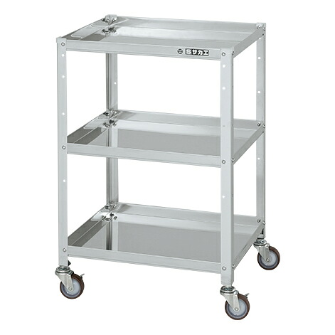 【ポイント10倍】【直送品】 サカエ ステンレススペシャルワゴン(移動式)SUS304 SR3-54803SNU (084370) 【大型】