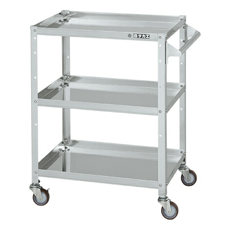 【ポイント5倍】【直送品】 サカエ ステンレススペシャルワゴン(移動式)SUS304 SR3-60803TSNU (084376) 【大型】|道具屋さん店