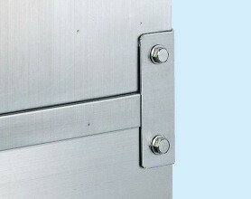【ポイント5倍】【直送品】 サカエ ステンレス保管ユニット用オプション連結固定金具 SU-RK2 (644632) 【送料別】