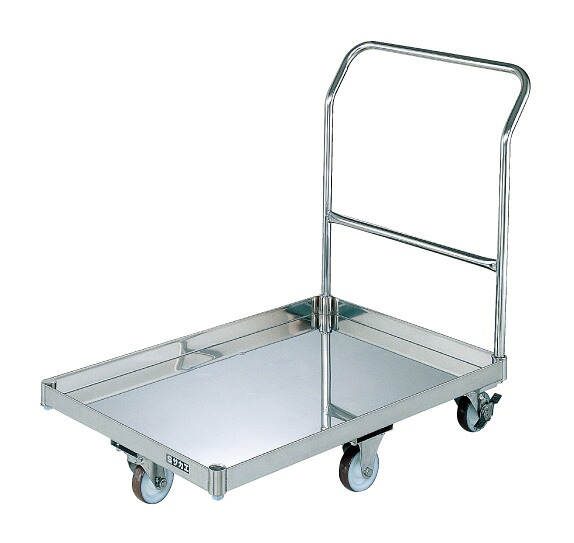 【直送品】 サカエ ステンレスパール台車(SUS304) SUQ-G1CSS (020643) 【大型】