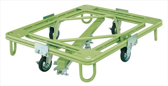 【直送品】 サカエ 自在移動回転台車(重量型・センターベース付) RC-4KG (212001) 【大型】