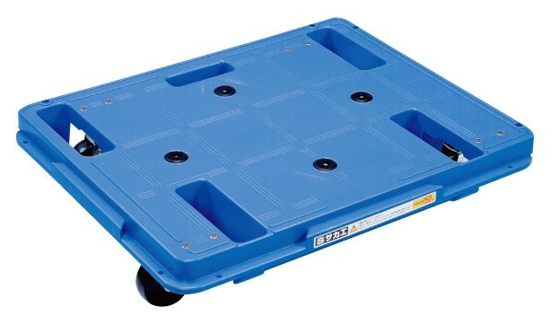 【直送品】 サカエ 樹脂台車(スタッキング・連結仕様)4輪自在タイプ SCR-650RB (219001) 【特大・送料別】