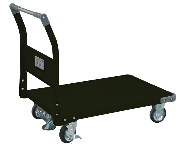 【ポイント10倍】【直送品】 サカエ 特製四輪車(400KGタイプ・フロアストッパー付) TAN-55FD (211184) 【大型】