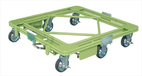 【ポイント5倍】【直送品】 サカエ 自在移動回転台車(超重量型・フットブレーキ付) RH-2FBG (212067) 【大型】｜道具屋さん店