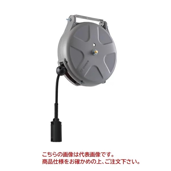 【ポイント5倍】【直送品】 三協リール (TRIENS) エアホースリール 6.5×10m (ブレーキ式) SHS-210BFA 【受注生産品】