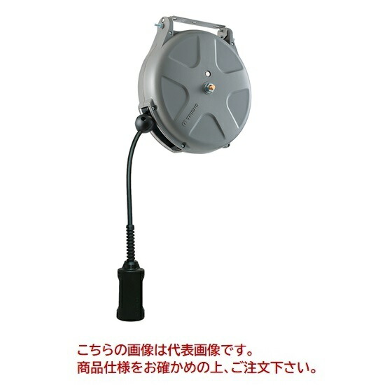 【ポイント5倍】【直送品】 三協リール (TRIENS) 耐火花性ソフトホースリール 1/4×10m SHS-210SB 【受注生産品】