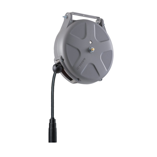 【ポイント10倍】【直送品】 三協リール (TRIENS) 耐火花性ソフトホースリール 8.0×10m SHS-310SB 【受注生産品】