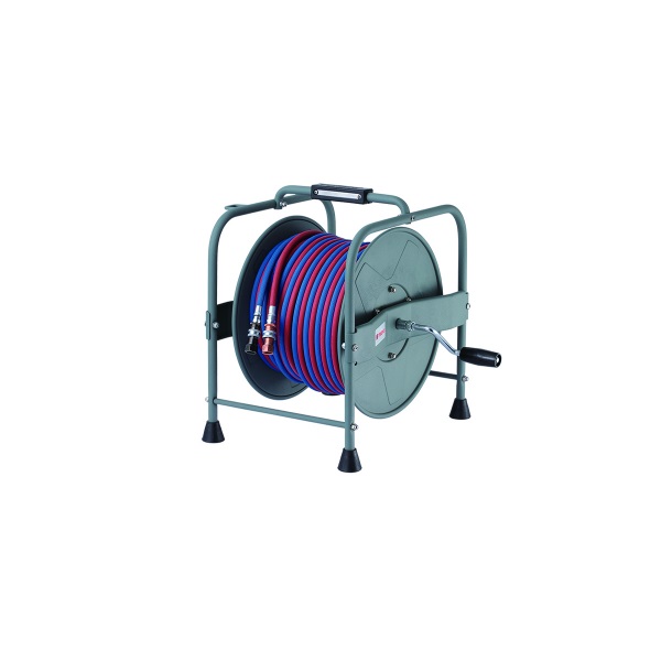 【ポイント5倍】【直送品】 三協リール (TRIENS) 酸素アセチレンリール 10m (手巻き) STR-10A|道具屋さん店