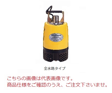【ポイント5倍】新明和工業 軽量汎用水中ポンプ BTR250T-0.25kw-50Hz (BTR250T-025-5) (全水路タイプ) 40,970円