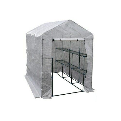 【ポイント10倍】【直送品】 シンセイ 園芸用菜園ハウス 627013 大サイズ 【大型】｜道具屋さん店