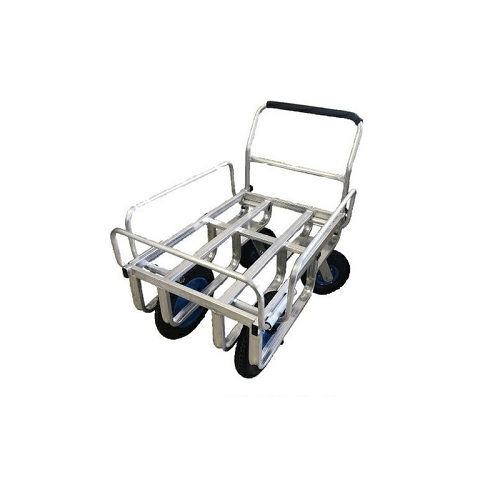 【ポイント5倍】【直送品】 シンセイ 大型自在アルミカー TC2610AL-PU ノーパンクタイヤ 《運搬車》 【大型】 17,573円