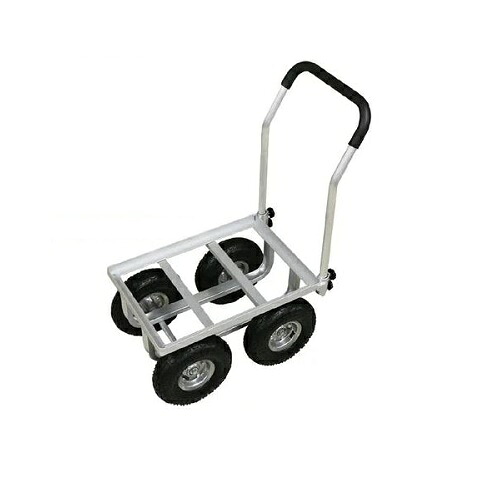 【直送品】 シンセイ アルミハウスカー　 TC4525AL 10インチタイヤ 《運搬車》 【大型】