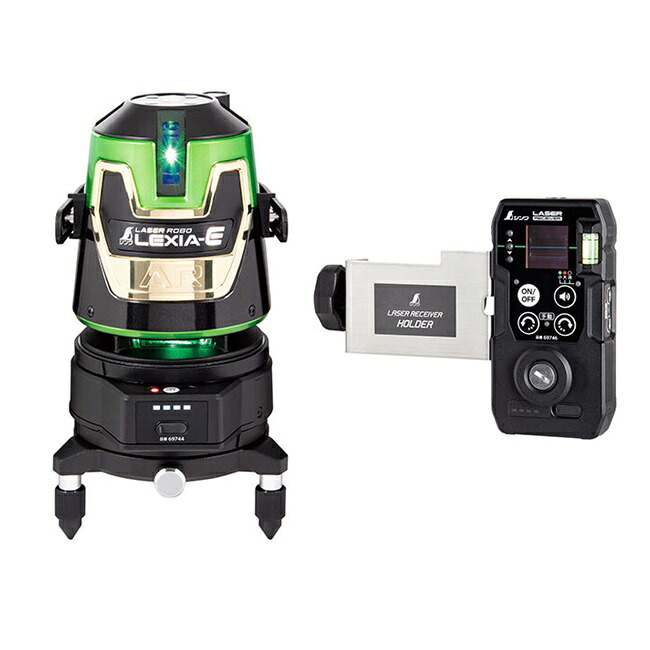 【ポイント10倍】【直送品】 シンワ測定 レーザーロボ LEXIA-E 51AR グリーン 自動追尾回転台 受光器セット 69743|道具屋さん店