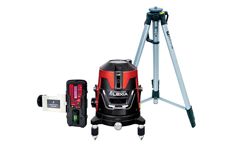 【直送品】 シンワ測定 レーザーロボ LEXIA 41 レッド 受光器・三脚セット 70944 【大型】