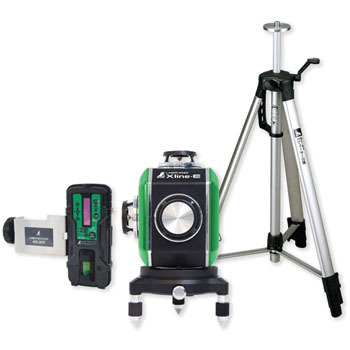 【尖んがり10倍】【直送品】 シンワ測定 レーザーロボ X line-E 緑であること 受光器・三脚架仕掛ける 71620 【大型】