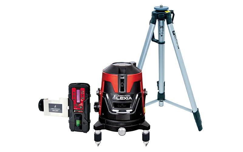 シンワ測定 レーザーロボ LEXIA 31 レッド 受光器・三脚セット 70943