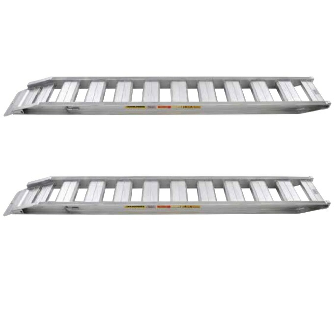 【直送品】 昭和ブリッジ アルミブリッジ (セーフベロタイプ) GP-300-40-3.5S (3.5ｔ/2本セット) 【大型】