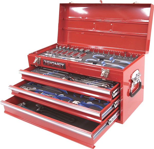 【直送品】 SIGNET(シグネット) 3/8DR 59PCS メカニックツールセット 800S-59RE 【大型】