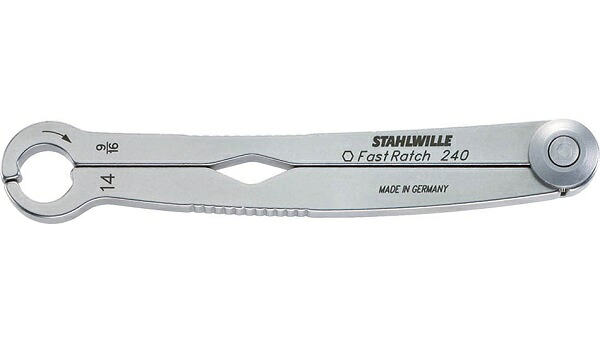 【尖んがり10倍】STAHLWILLE(スタビレー) ファストラッチ 240-17X21/32 (41101717)