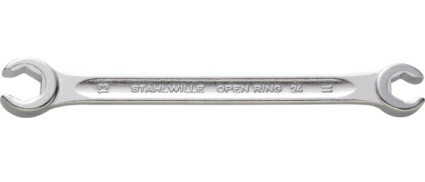 【尖んがり5倍】STAHLWILLE(スタビレー) オープンリングスパナ 24A-5/16X3/8 (41482024)