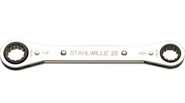 STAHLWILLE(スタビレー) 板ラチェットメガネ 25AN-5/8X11/16 (41563638)