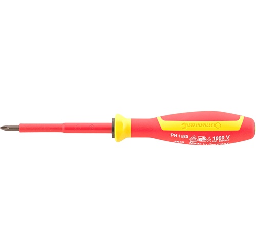 【ポイント10倍】STAHLWILLE(スタビレー) 絶縁プラスドライバー #3 4665VDE-3N (46653003)