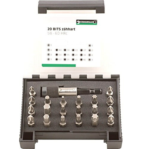 【ポイント10倍】STAHLWILLE(スタビレー) ビットセット 1204/21-1 (96080121) 13,042円