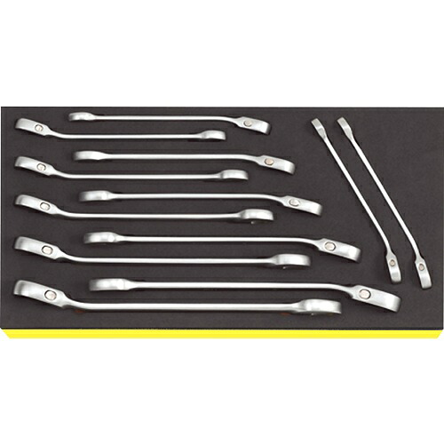 【尖んがり10倍】STAHLWILLE(スタビレー) ラチェットコンビレンチセット TCS 17/12 (96830649)