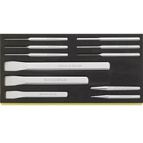 【ポイント10倍】STAHLWILLE(スタビレー) ポンチタガネセット TCS 102-108/11 (96838754)|道具屋さん店