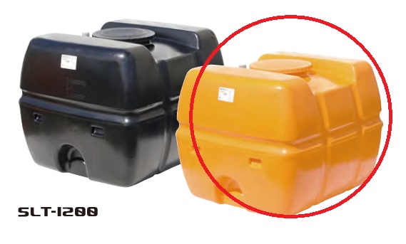 【尖んがり10倍】【直送品】 スイコー スーパーローリータンク SLT-1200 (オレンジ色) (SLT-1200-O) 【大型】