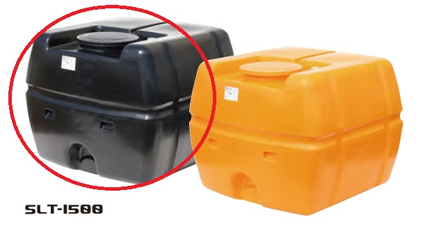 【尖んがり10倍】【直送品】 スイコー スーパーローリータンク SLT-1500 (黒) (SLT-1500-BK) 【大型】