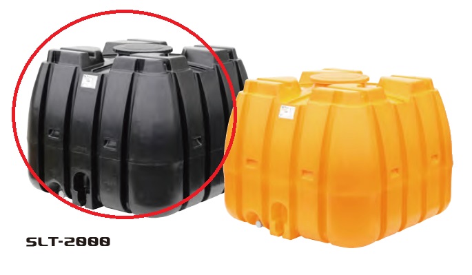 【直送品】 スイコー スーパーローリータンク SLT-2000 (黒) (SLT-2000-BK) 【大型】