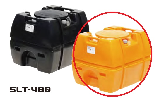 【直送品】 スイコー スーパーローリータンク SLT-400 (オレンジ色) (SLT-400-O) 【大型】