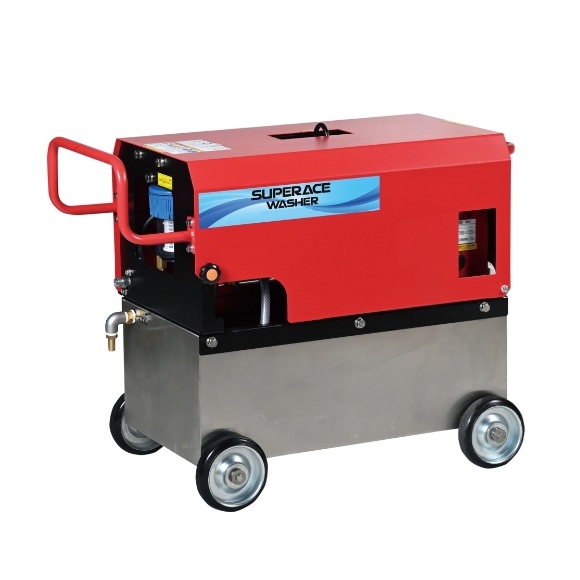 【ポイント10倍】【直送品】 スーパー工業 高圧洗浄機 SBR-3005-4-50 (03A8B3-50) 50Hz 《モーター式200V水タンク付》 【大型】