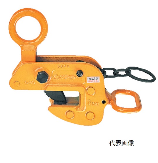 【ポイント10倍】【直送品】 スーパーツール 横吊クランプ(ハンドル式) HLC0.5H