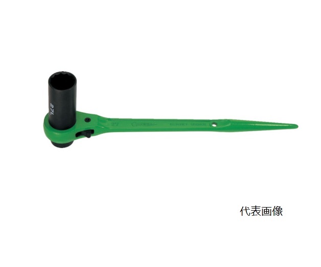 【ポイント5倍】【直送品】 スーパーツール 両口ラチェットレンチ 片ロングソケット RN2430L