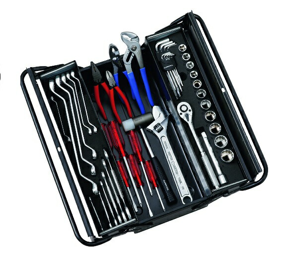 【直送品】 スーパーツール プロ用両開き工具セット(2段式)スタンダードタイプ S5000S