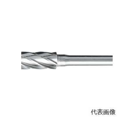 【尖んがり5倍】【直送品】 スーパーツール 超硬バーシャンク径6粍(円柱型)軽銀取りすてる(刃径：16.0) SB1C04SA