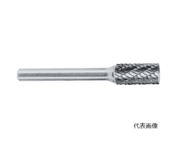 【尖んがり10倍】【直送品】 スーパーツール 超硬バーシャンク径6粍(円柱型)ダブル撥ねのける(刃径：19.0) SB1C10