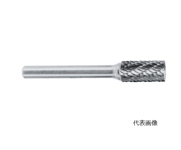 【尖んがり10倍】【直送品】 スーパーツール 超硬バーシャンク径6粍(円柱型)シングル撥ねのける(刃径：19.0) SB1C10S