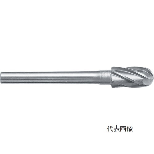 【ポイント10倍】【直送品】 スーパーツール 超硬バーシャンク径6ミリ(先丸円筒型)アルミカット(刃径：12.7) SB2C03SA