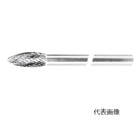 【ポイント5倍】【直送品】 スーパーツール 超硬バーロングシャンク径6ミリ(楕円型)シングルカット SB51C02SL 7,590円