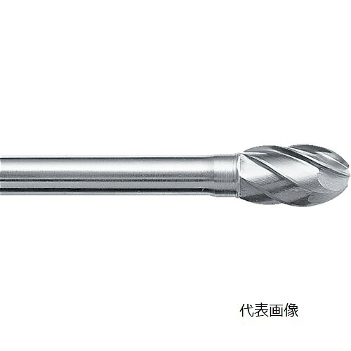 【直送品】 スーパーツール 超硬バーシャンク径6粍(卵型)軽銀撥ねのける(刃径：19.0) SB6C04SA