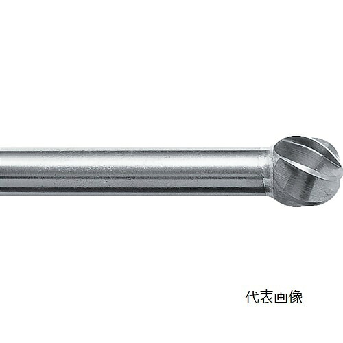 【尖んがり10倍】【直送品】 スーパーツール 超硬バーシャンク径6粍(球型)軽銀取りすてる(刃径：16.0) SB8C04SA