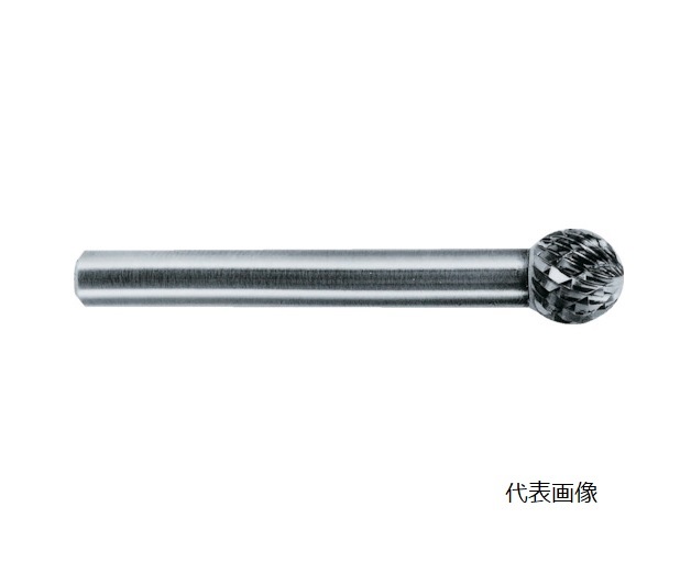 【直送品】 スーパーツール 超硬バーシャンク径6ミリ(球型)シングルカット(刃径：12.7) SB8C07S
